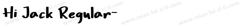 Hi Jack Regular字体转换